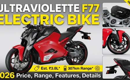 Ultraviolette F77 Electric Bike 2026 Price, Range, Features, Specifications and Full Details