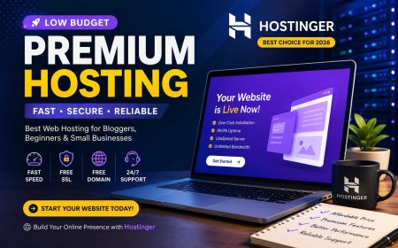 Low Budget Me Best Premium Web Hosting 2026 – Kya Hostinger Beginners Ke Liye Sahi Hai?