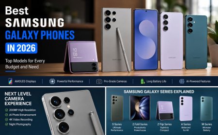 Best Samsung Galaxy Phones in 2026: Top Samsung Smartphones for Camera, Gaming, Battery & Budget Users