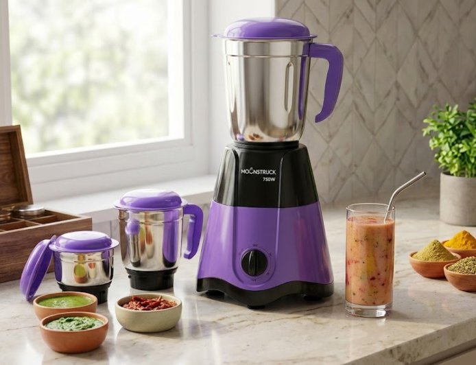 Moonstruck Dusk 750W Juicer Mixer Grinder Review: Budget-Friendly Kitchen Appliance for Indian Homes