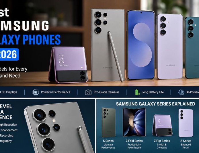 Best Samsung Galaxy Phones in 2026: Top Samsung Smartphones for Camera, Gaming, Battery & Budget Users