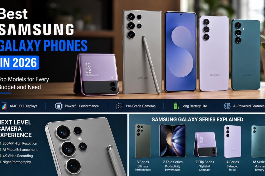 Best Samsung Galaxy Phones in 2026: Top Samsung Smartphones for Camera, Gaming, Battery & Budget Users